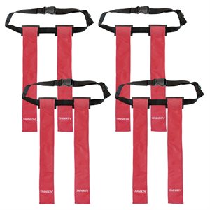 Set of 4 OMNIKIN® Belts, Red