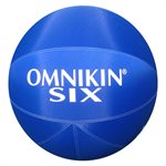 Ballon Omnikin® «Six» bleu, 46 cm (18")