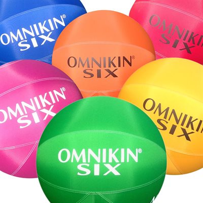 Ensemble de 6 ballons Omnikin® «Six», 46 cm (18")