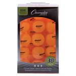 Box of 38 Orange 3-Stars Rhino Skin® Table Tennis Balls