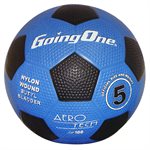 Ballon de soccer en caoutchouc Going One® «AeroTech» bleu