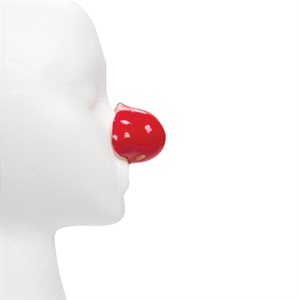 Clown nose with strings