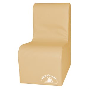 Foam chair for 1 child, orange