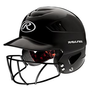 Batting helmet with face guard, 6.5"-7.5"