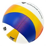 Ballon de volleyball de plage officiel FIVB 2024 en cuir synthétic Mikasa® «Beach Pro»