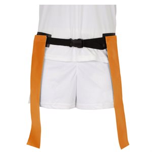 Ceinture de flag-football a double fanions oranges