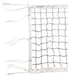 Filet de volleyball Going One® «Championship» de 9,75 m (32') blanc, avec câble en acier de 10,2 m (33,5')