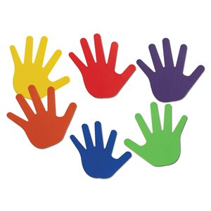 12 hand-shaped spot markers