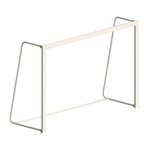 Paire de buts de handball pliants JUNIOR en acier peint blanc, 1,5 x 2 m (5' x 7')