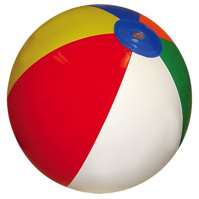 Ballon de plage multicolore