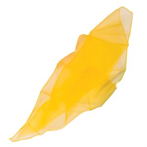 Foulard de jonglerie jaune, 66 cm (26")