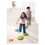 Ensemble de 4 nuages de parcours d'équilibre gonflables WePlay® «Stepping Coulds» 