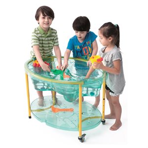Sand & water table on wheels