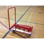 Laurentian Athletics® Steel Cart for Volleyball Posts, Capacity of 4 Posts of 1.9" (4.8 cm)