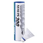 Set of 12 White Yonex® «Mavis 300» Cork Head Competition Badminton Shuttlecocks