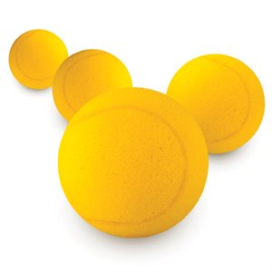 Oversized foam tennis ball, 3 ½”