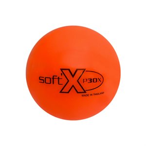 Balle de jeu en vinyle orange «Softex», 7,5 cm (3")