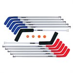 Ensemble complet de bâtons de hockey DOM® PRO avec balles et rondelles, 132 cm (52")