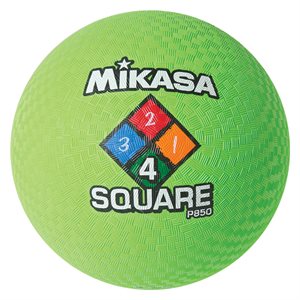 Ballon de jeu Four Square, vert fluo, 8½"