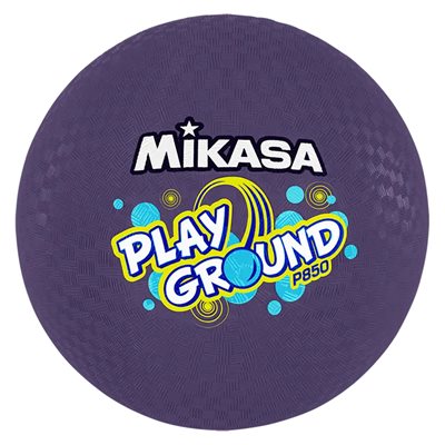 Ballon de jeu en caoutchouc mauve Mikasa® «PlayGround», 21,5 cm (8,5")