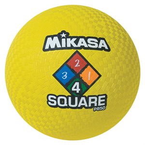 Ballon de jeu Four Square, jaune