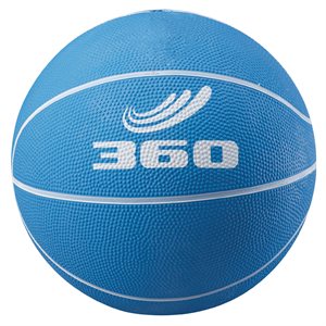 Ballon de mini-basket en caoutchouc, bleu