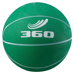 Ballon de mini-basket en caoutchouc, vert
