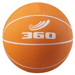 Ballon de mini-basket en caoutchouc, orange