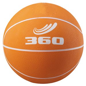 Ballon de mini-basket en caoutchouc, orange
