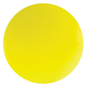 Balle de jonglerie de contact en PVC jaune, 400g 