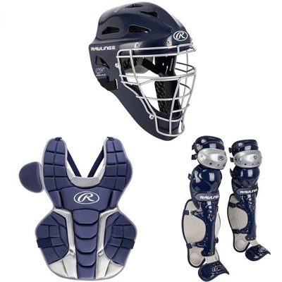 Ensemble de protections receveur de baseball, 12 à 15 ans