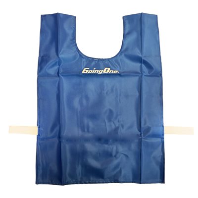 Going One® Blue Nylon Pinnie with Elastic and Velcro for Kids