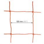 Pair of Orange Nets for Senior Soccer Goals, 2 mm, 8' x 24' x 4' x 10'