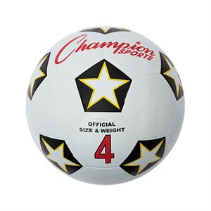 Supple rubber soccer ball, #4