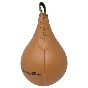 Leather speed-ball, 16"