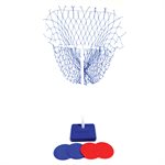 Ensemble de cible ajustable en filet pour Disc-Golf avec 4 frisbees