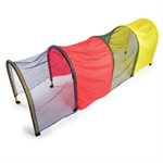 Arc-Shaped Fabric Tunnel with Velcro®, 95 x 28" (241 x 71 cm)