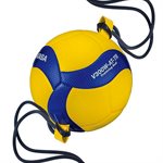 Ballon avec attaches d'entraînement pour attaquant de volleyball en composite Mikasa®