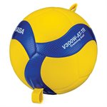 Ballon avec attaches d'entraînement pour attaquant de volleyball en composite Mikasa®