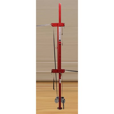 Red Steel Center Volleyball Post of 1,9" (4.8 cm)