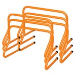 Set of 6 Weighted Training Hurdles with Carrying Bag