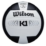 Ballon de volleyball Wilson K1, blanc / noir